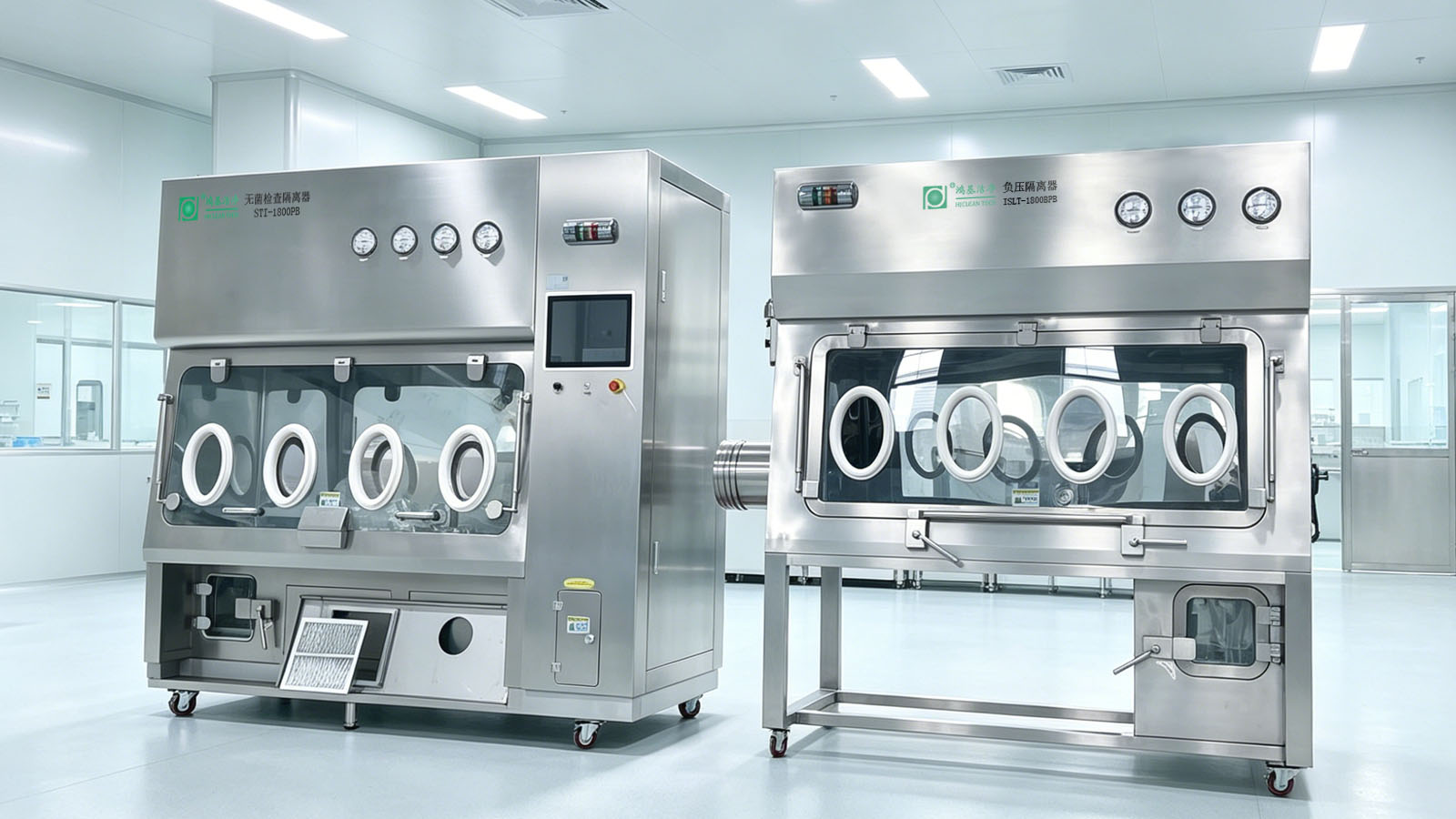 What are the differences between negative pressure isolators and aseptic isolators, and how to make the right selection?